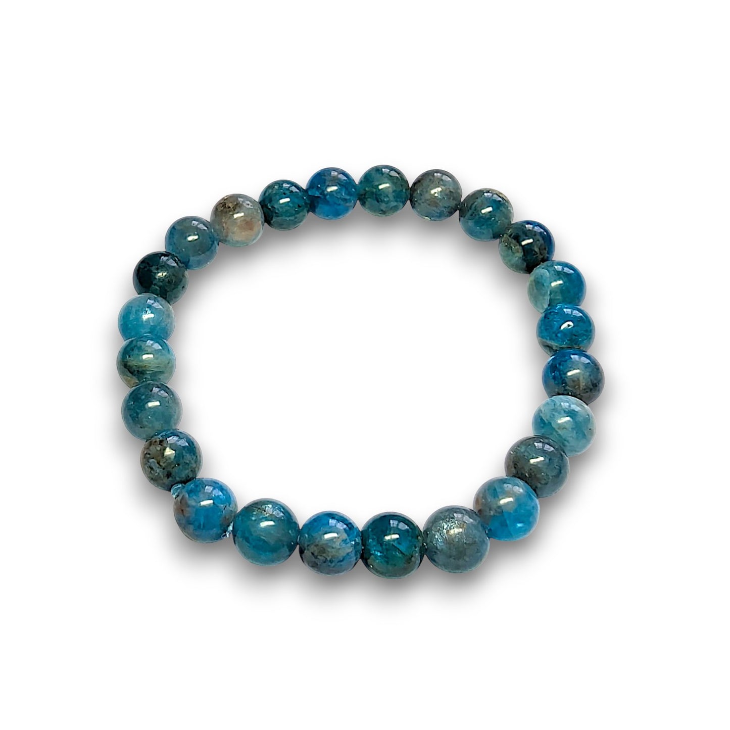 Apatite 6mm bead bracelet, Small 15cm