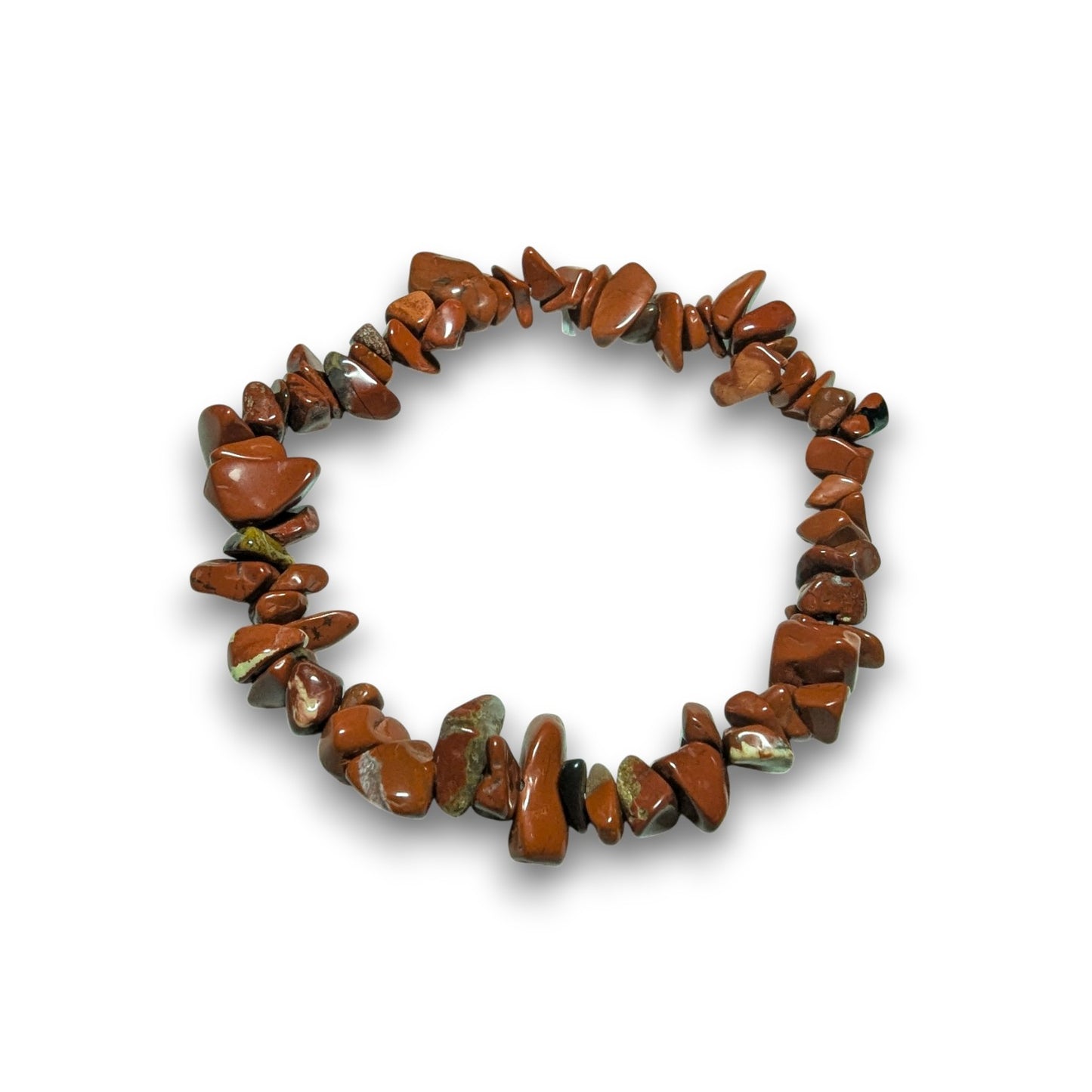 Red Jasper chip bracelet