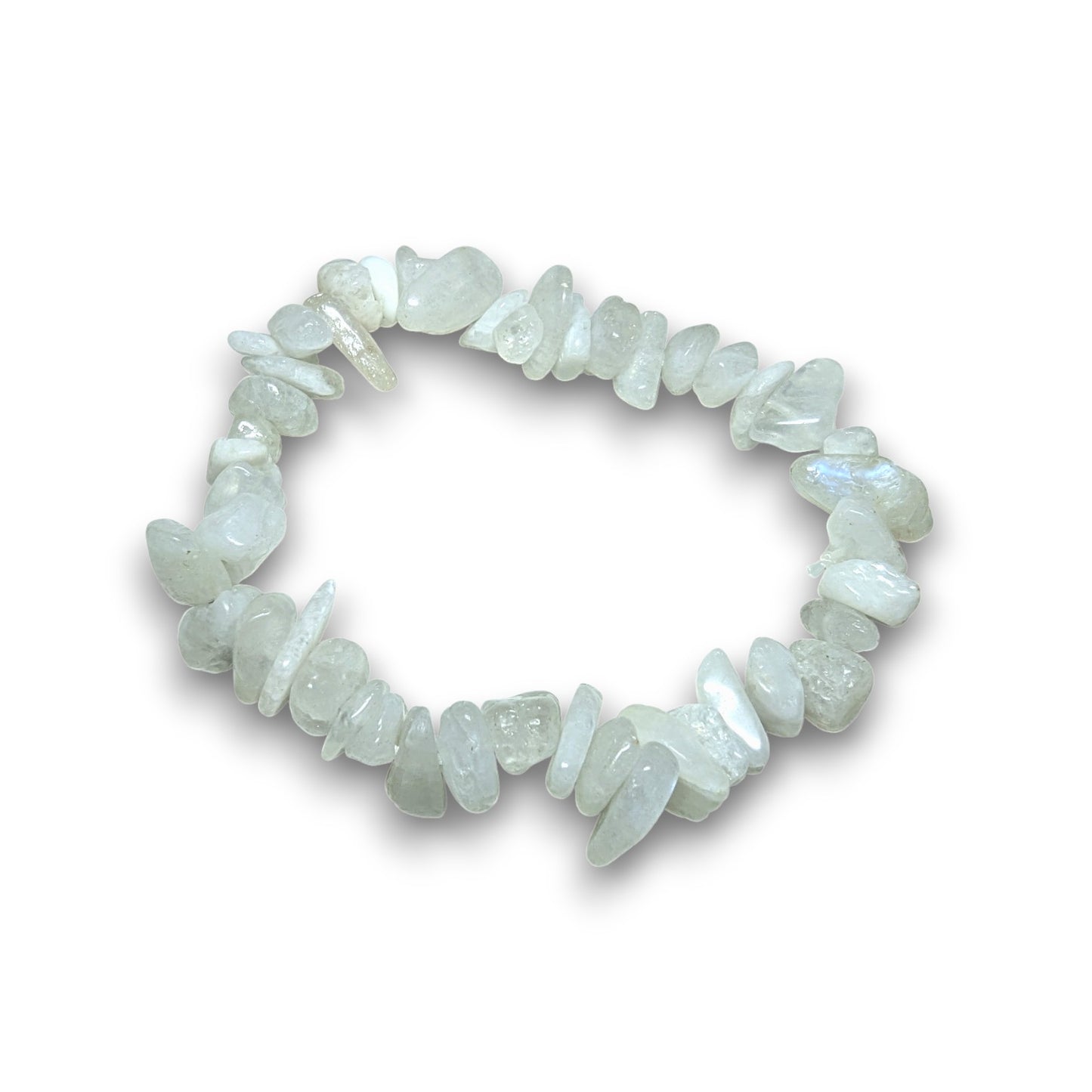 Moonstone chip bracelet