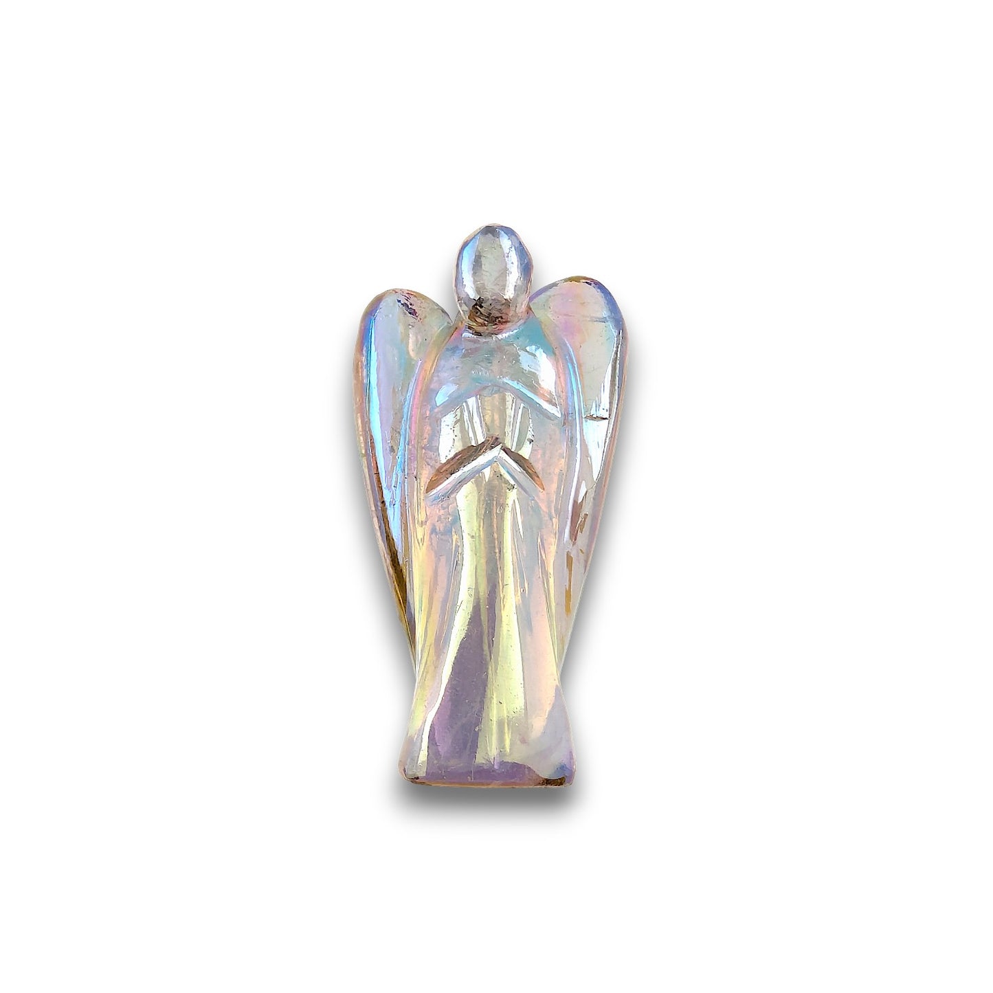 Medium Angel Aura Angel Carving. Medium Angel Aura hand carved Angel standing approx 50mm tall.