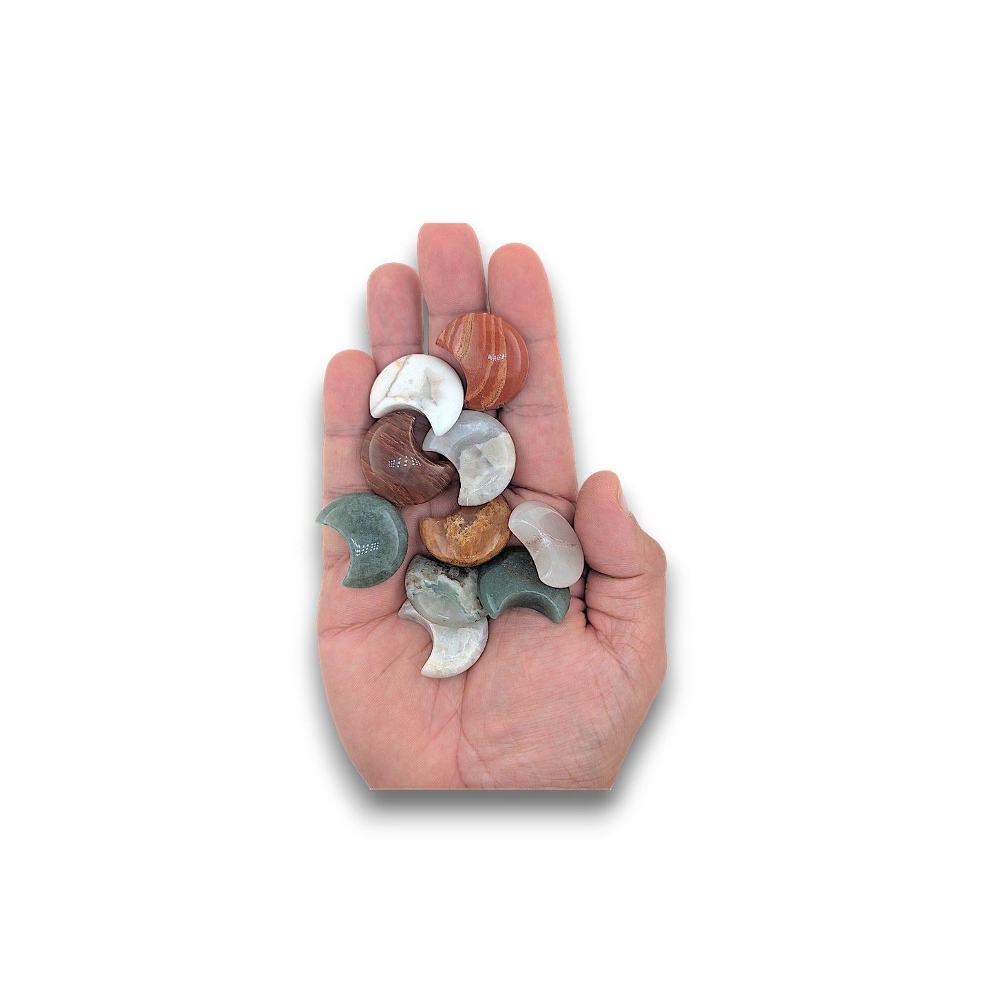 30mm Assorted Moons - Pack of 10