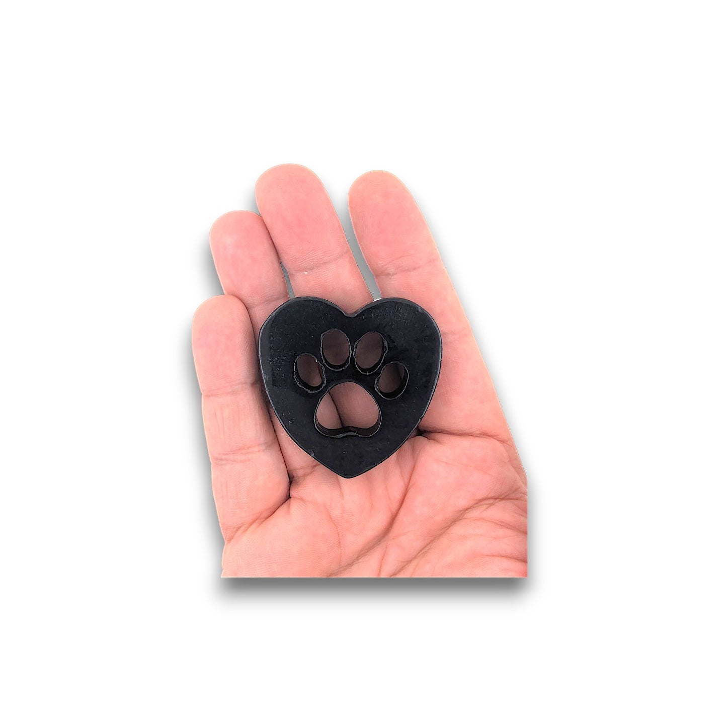 Obsidian Paw Heart