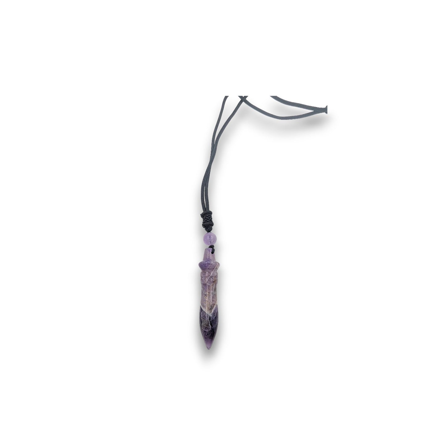 Amethyst Pendulum Necklace