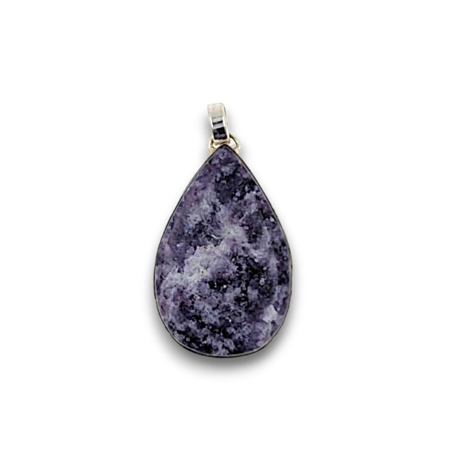 Lepidolite Sterling Silver Pendant (Unique Piece)