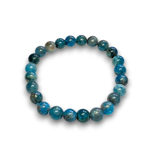 Apatite 6mm bead bracelet, Small 15cm