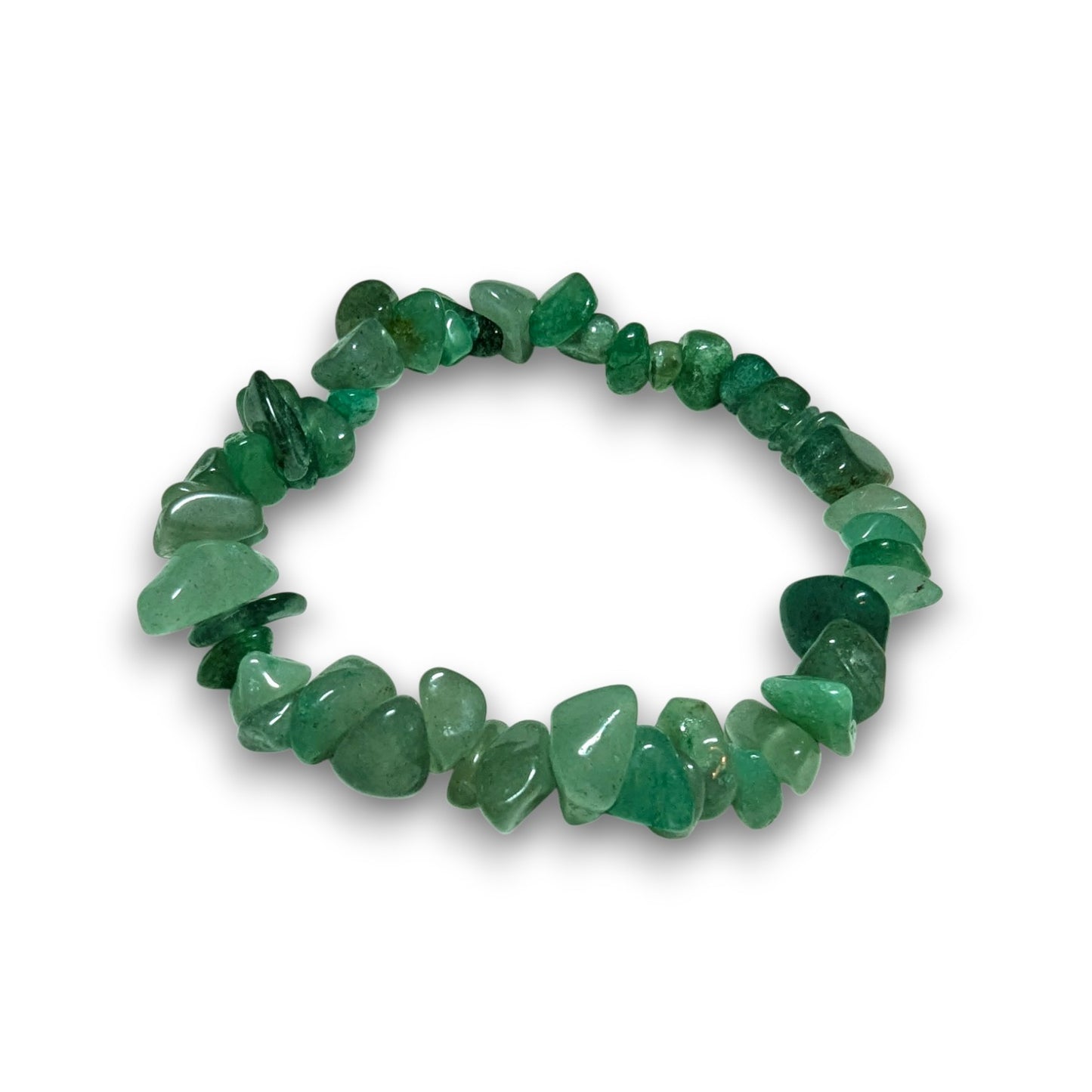 Green Aventurine chip bracelet