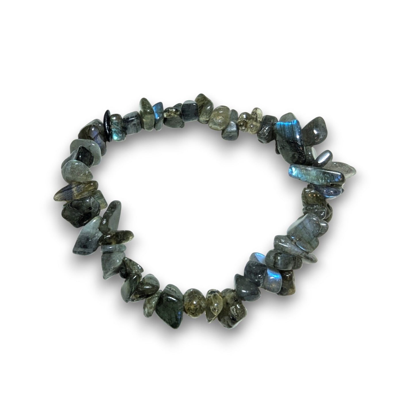 Labradorite chip bracelet