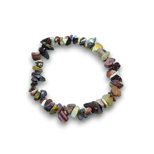 Mookaite chip bracelet