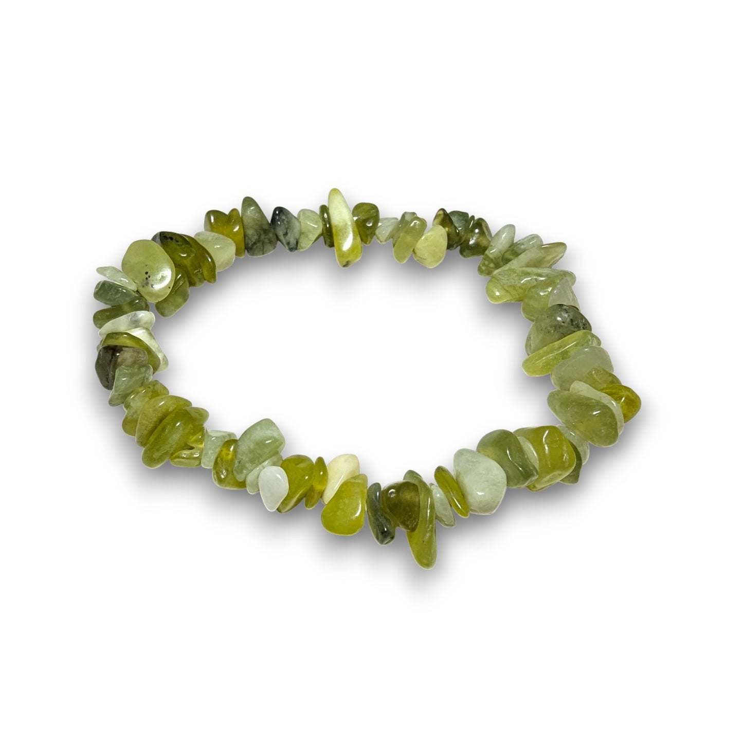 New Jade (Serpentine) chip bracelet