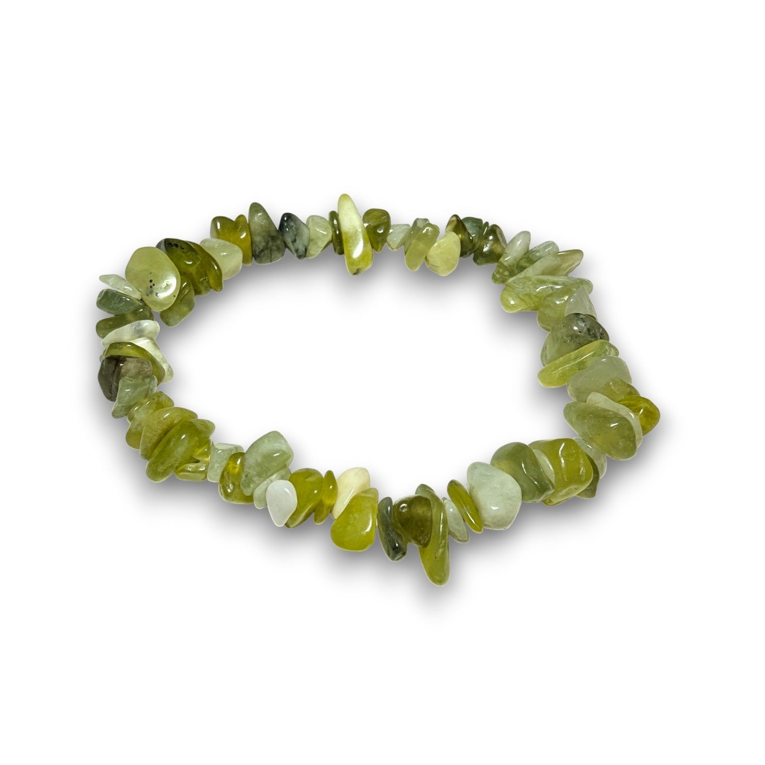 New Jade (Serpentine) chip bracelet