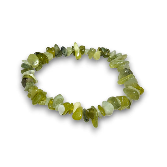 New Jade (Serpentine) chip bracelet