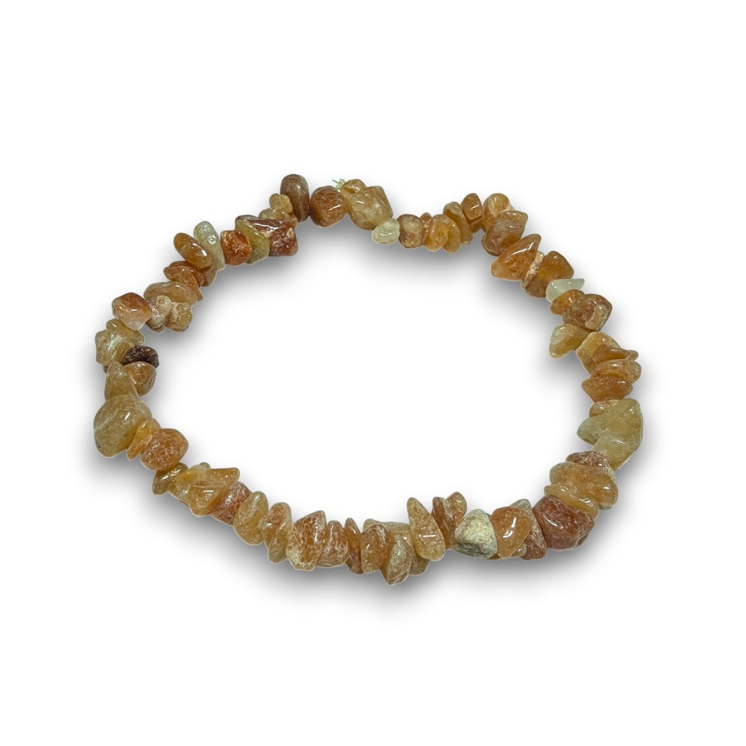 Sunstone chip bracelet