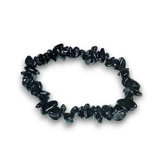 Black Tourmaline chip bracelet
