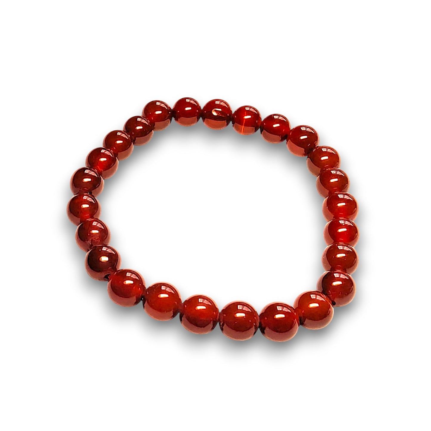 Carnelian 6mm bead bracelet, Small 15cm