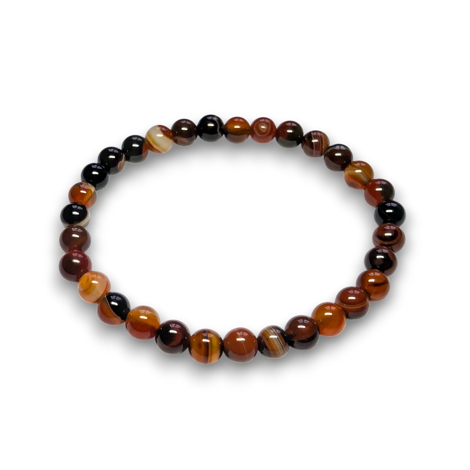 Dream Agate 6mm bead bracelet, Medium 18.5cm