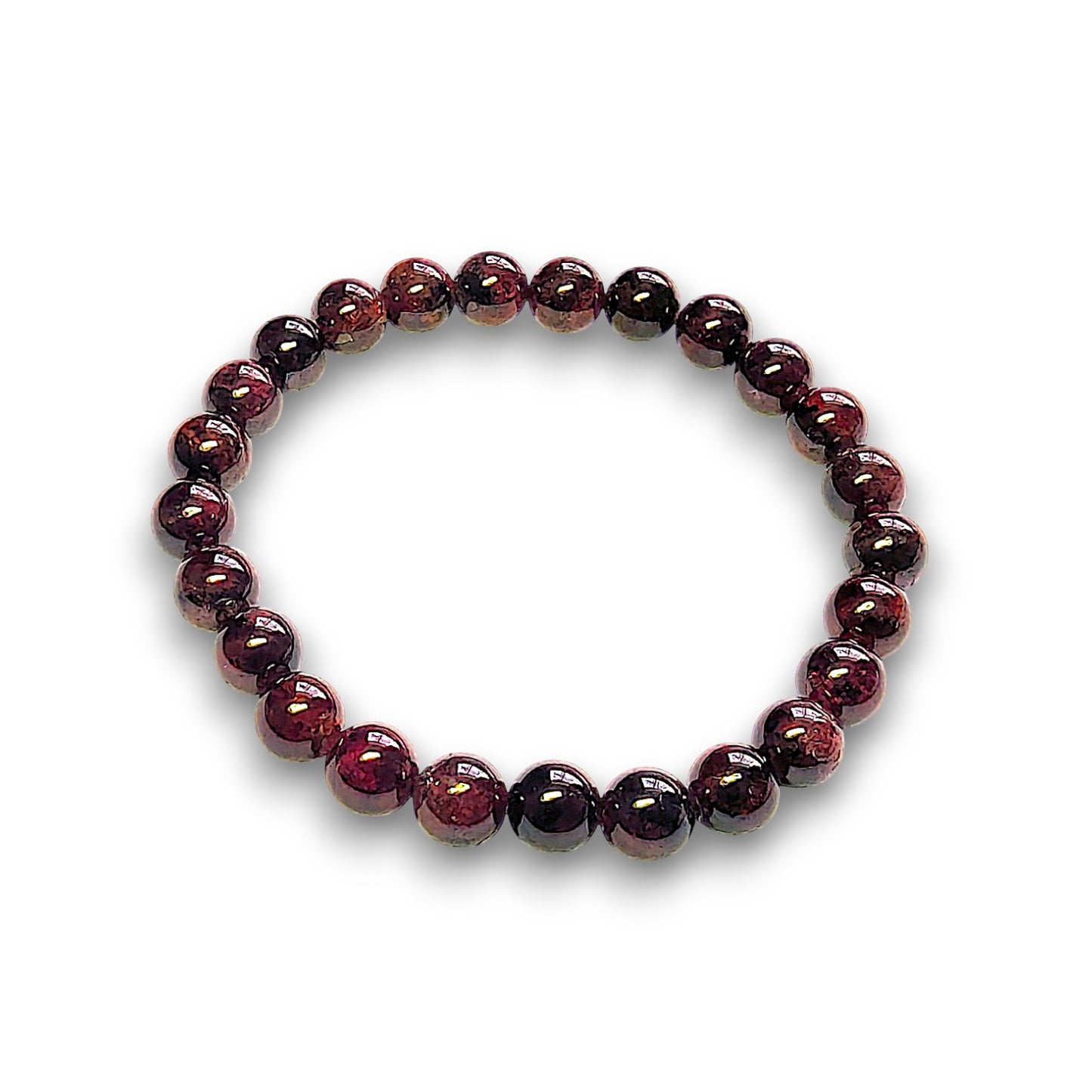 Garnet 6mm bead bracelet, Small 15cm