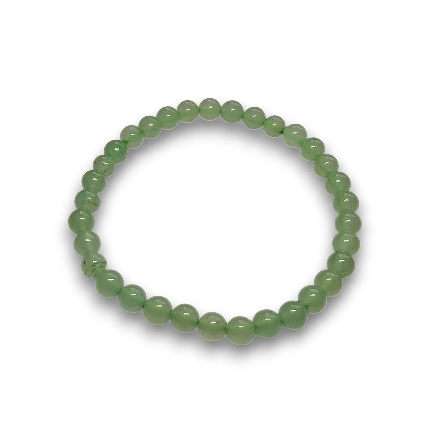 Green Aventurine 6mm bead bracelet, Large 20.5cm