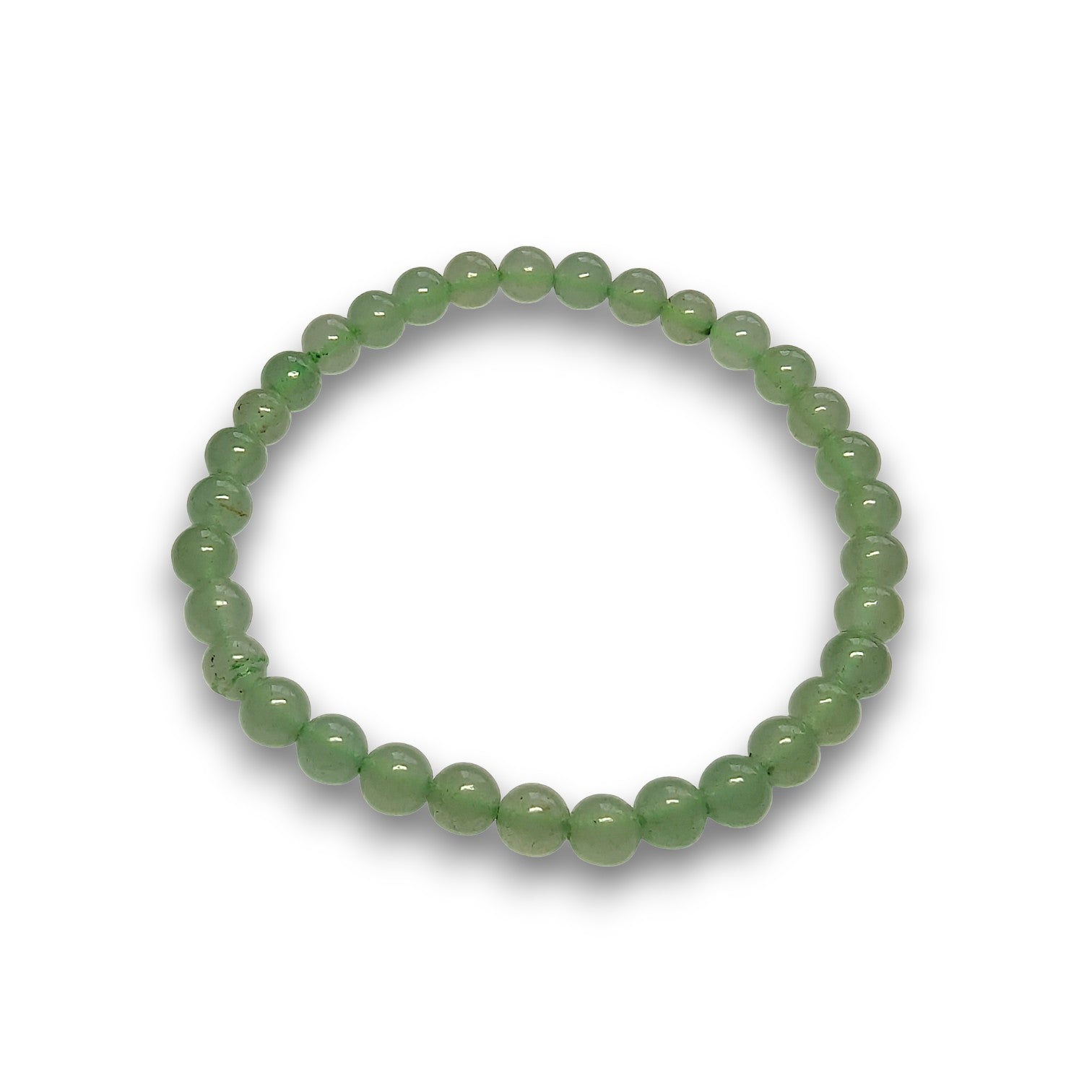 Green Aventurine 6mm bead bracelet, Large 20.5cm