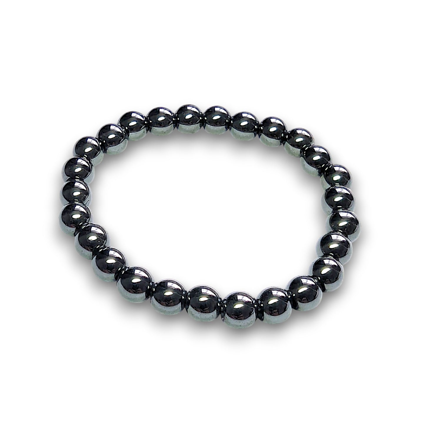 Hematite 6mm bead bracelet, Small 15cm