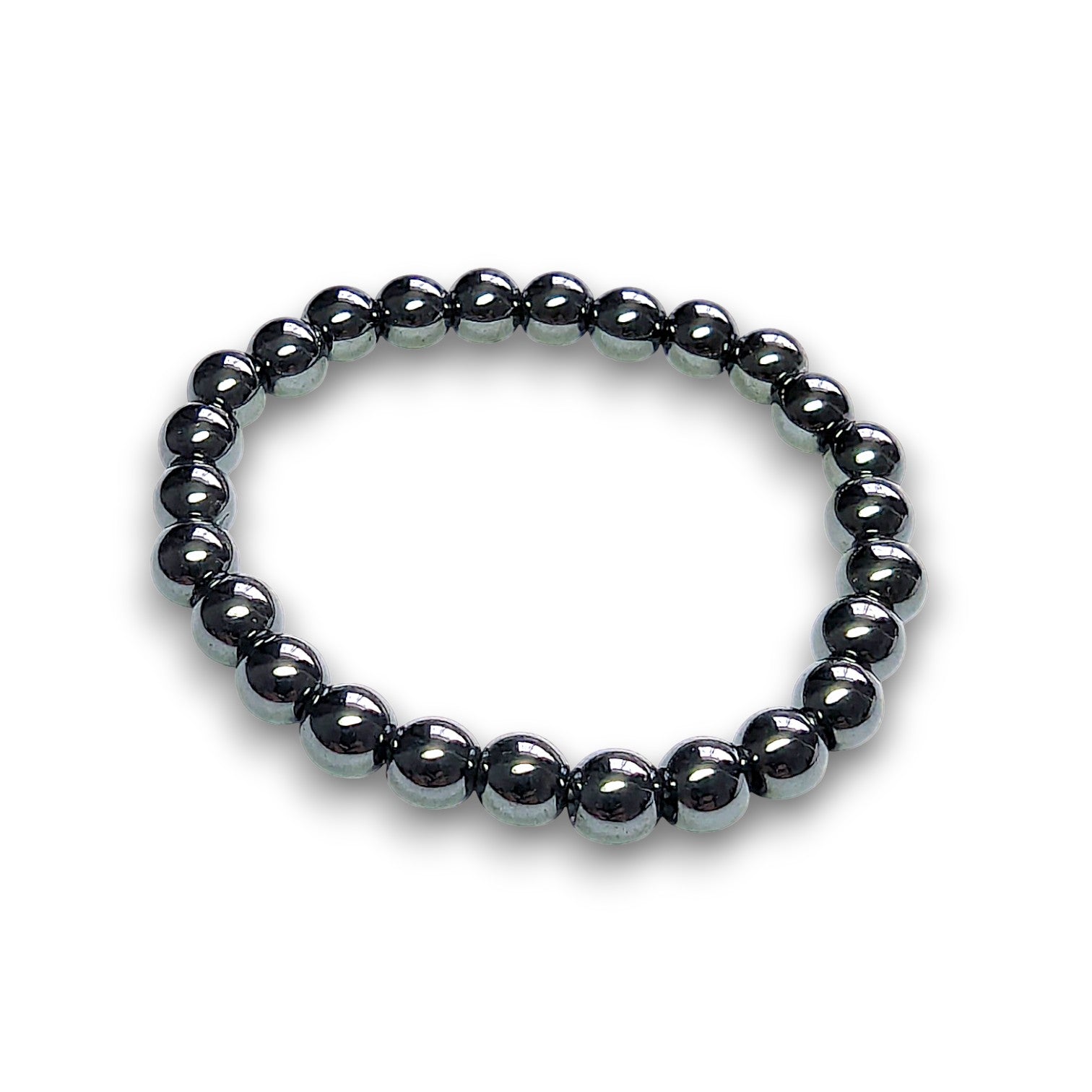 Hematite 6mm bead bracelet, Small 15cm