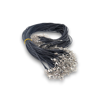 Corded Necklace 45cm plus Extender and Lobster Clasp - Pack of 100. Corded Necklace 45cm plus Extender and Lobster Clasp (18.