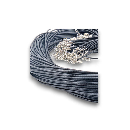 Corded Necklace 45cm plus Extender and Lobster Clasp - Pack of 100. Corded Necklace 45cm plus Extender and Lobster Clasp (18.