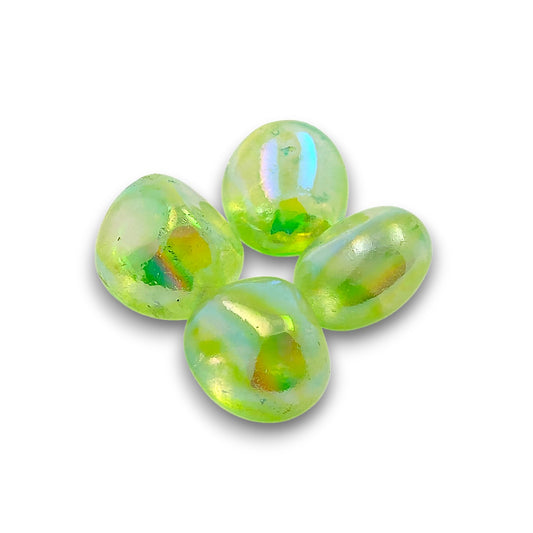 Apple Aura Tumblestones - 100g bag (Approx 10 - 15 pieces). Apple Aura tumblestones supplied in 100g bags, typically.