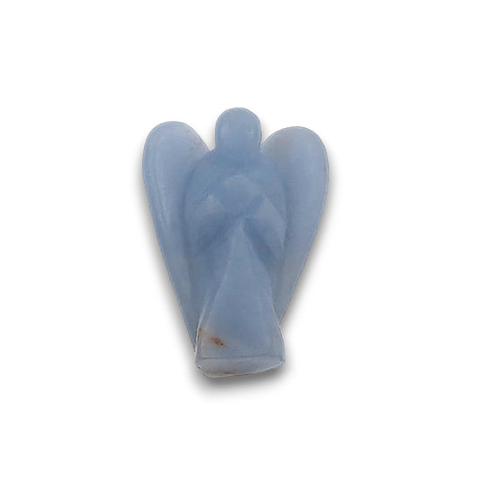 Small Angelite Angel Carving