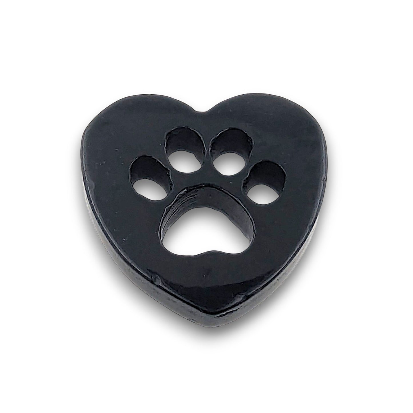 Obsidian Paw Heart