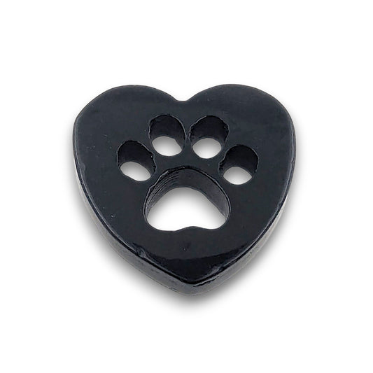 Obsidian Paw Heart