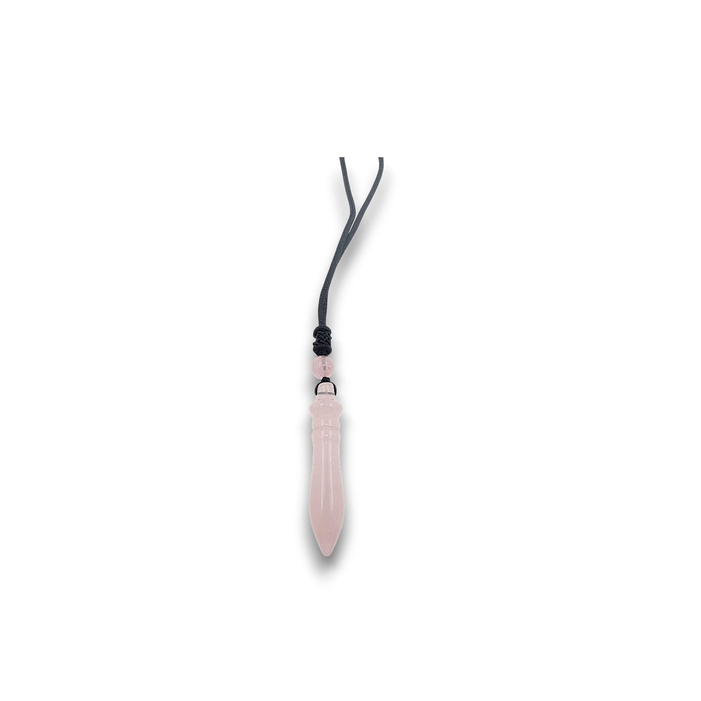 Rose Quartz Pendulum Necklace