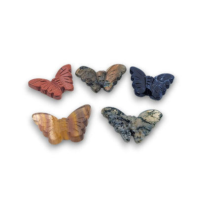 Assorted Gemstone Butterflies - Pack of 5