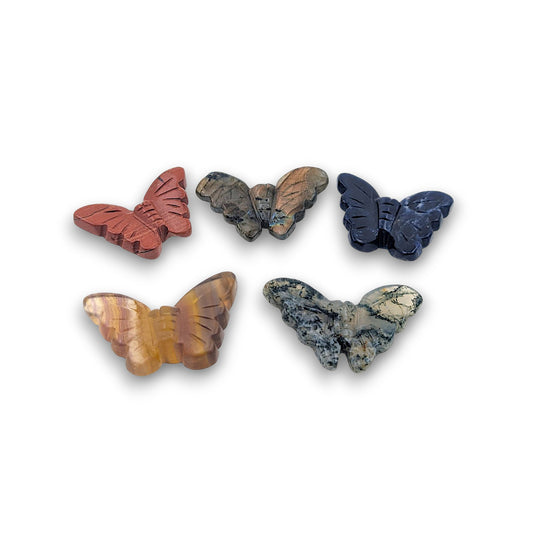 Assorted Gemstone Butterflies - Pack of 5