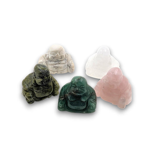 Small Assorted Laughing Buddhas - Pack of 5