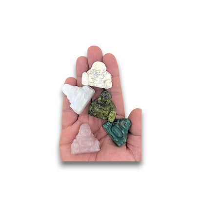 Small Assorted Laughing Buddhas - Pack of 5