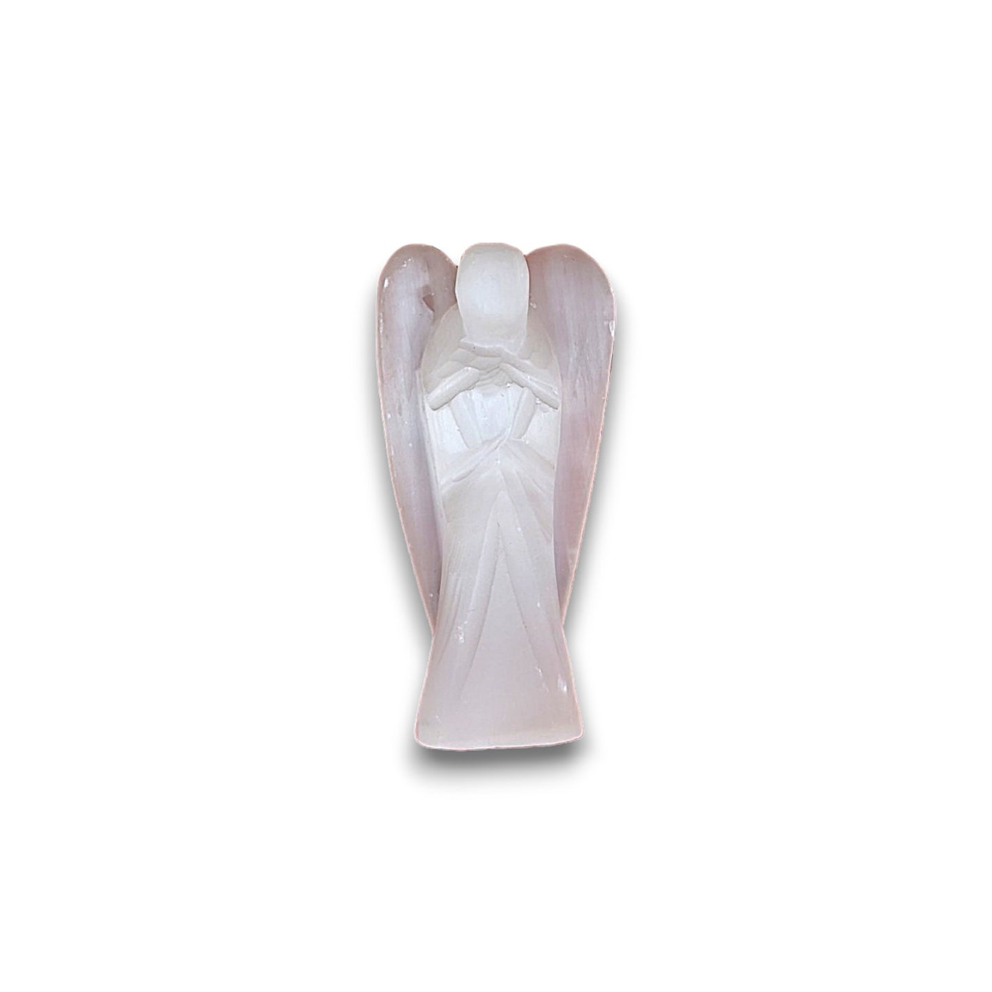 Medium Selenite Angel Carving