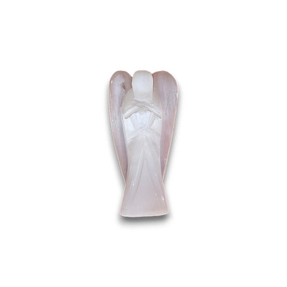 Medium Selenite Angel Carving