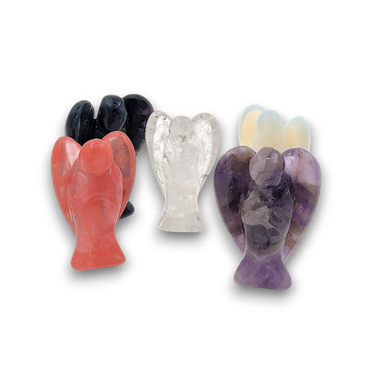 Assorted Medium (50mm) Angel Carvings - Pack of 5