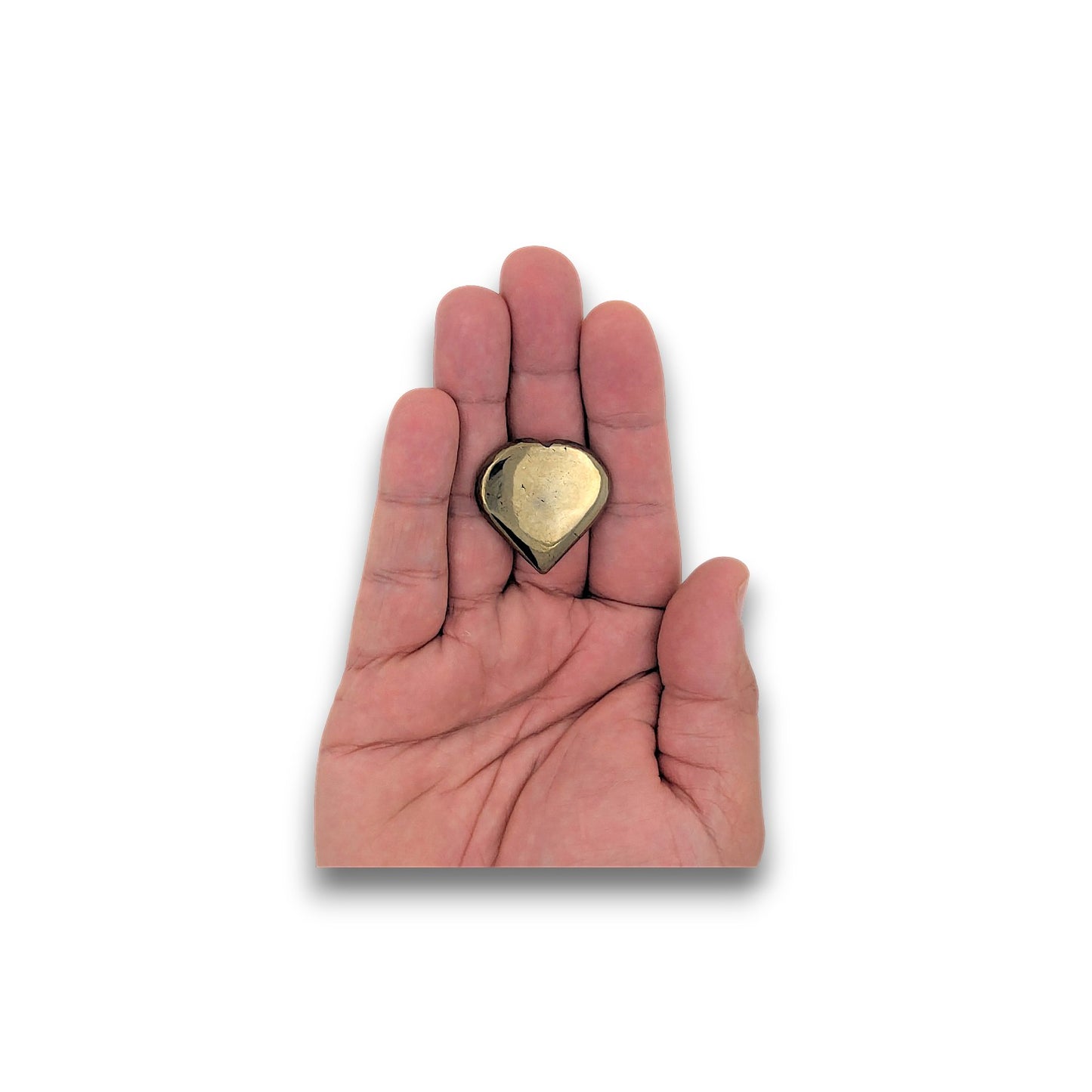 Medium Pyrite Heart Carving
