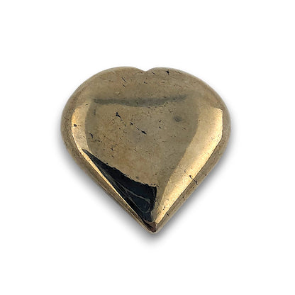Medium Pyrite Heart Carving