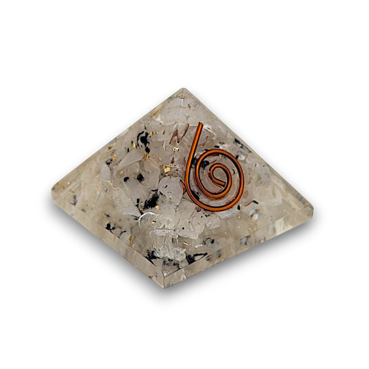 Small Moonstone Orgonite Pyramid - Pack of 5
