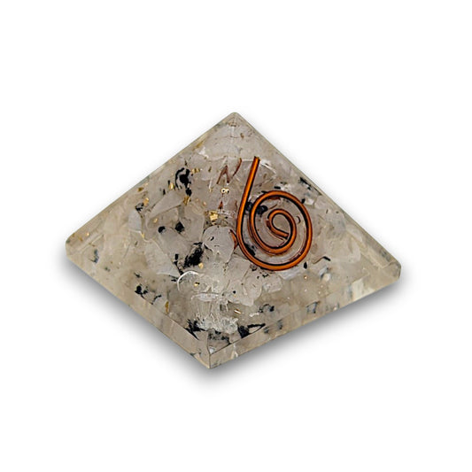 Small Moonstone Orgonite Pyramid - Pack of 5