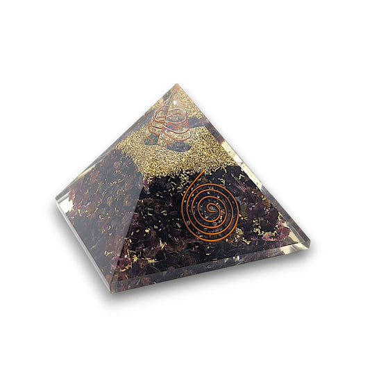 Medium Garnet Orgonite Pyramid