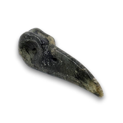 Medium Labradorite Raven Skull