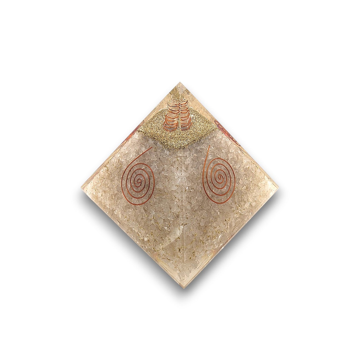 Large Quartz Orgonite Pyramid