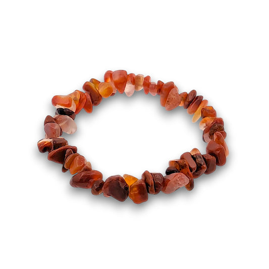 Carnelian Chip Bracelet (Pack of 10)