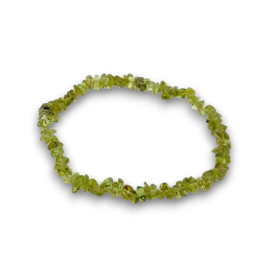 Peridot Chip Bracelet (Pack of 10)