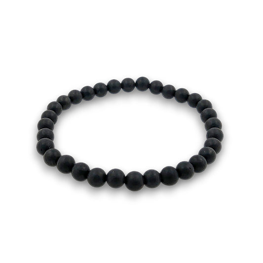 Large Shungite 6mm Bead Bracelet