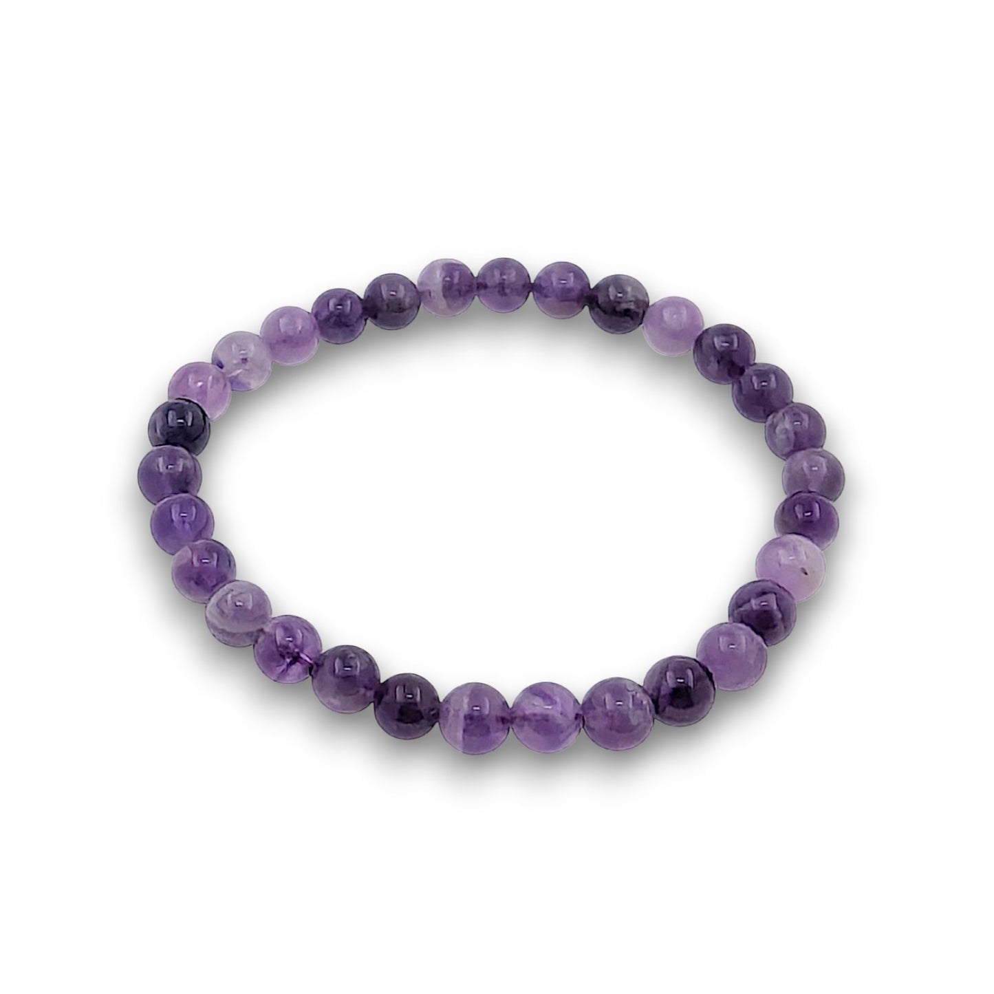 Dream Amethyst 6mm Bead Bracelet