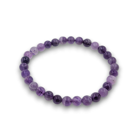 Dream Amethyst 6mm Bead Bracelet